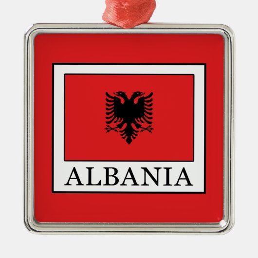 Albanië Metalen Ornament (Voorkant)