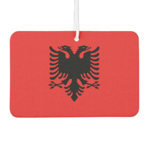 Albanië Nationale wereldvlag Luchtverfrisser