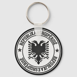 Albanië om Embleem Sleutelhanger