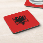 Albanië Onderzetter vlag (Linkerzijde)