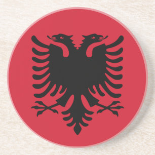 Albanië Onderzetter vlag