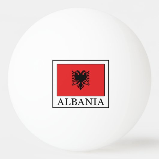 Albanië Pingpongbal (Voorkant)