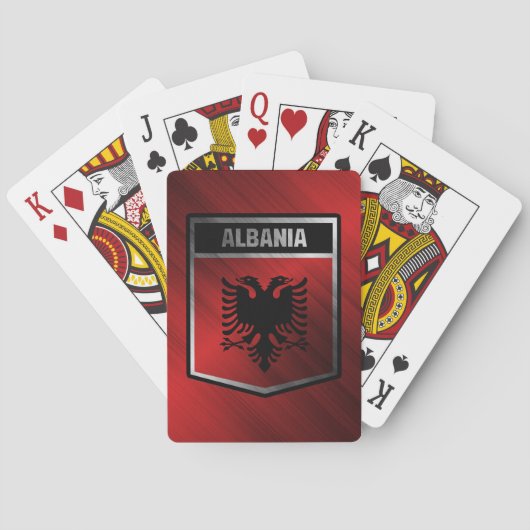 Albanië Pokerkaarten (Achterkant)