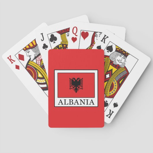 Albanië Pokerkaarten (Achterkant)