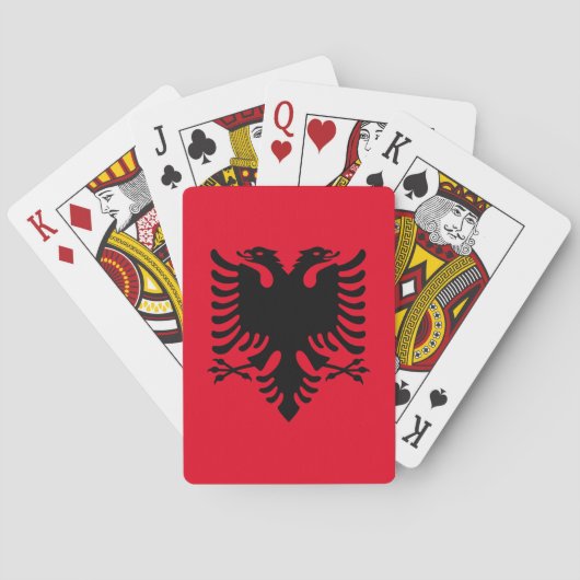 Albanië Pokerkaarten (Achterkant)