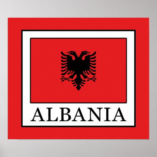 Albanië Poster (Voorkant)