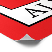Albanië Poster (Hoek)