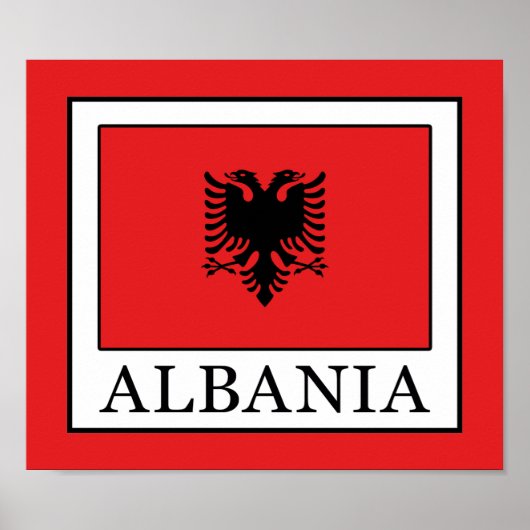 Albanië Poster (Voorkant)