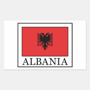 Albanië Rechthoekige Sticker