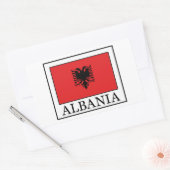Albanië Rechthoekige Sticker (Envelop)