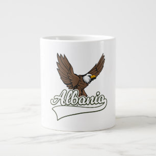 Albanië reislogo grote koffiekop
