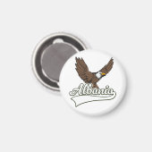 Albanië reislogo magneet (Voorkant / Achterkant)