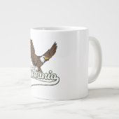 Albanië reizen logo grote koffiekop (Voorkant rechts)