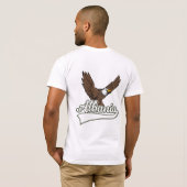 Albanië reizen logo t-shirt (Achterkant volledig)