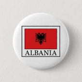 Albanië Ronde Button 5,7 Cm (Voorkant)