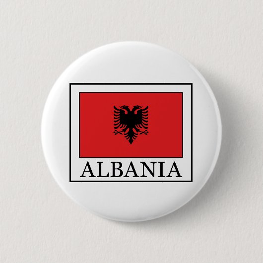 Albanië Ronde Button 5,7 Cm (Voorkant)