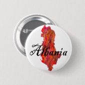 Albanië Ronde Button 5,7 Cm (Voorkant /achterkant)