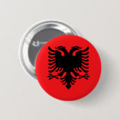 Albanië Ronde Button 5,7 Cm (Voorkant /achterkant)