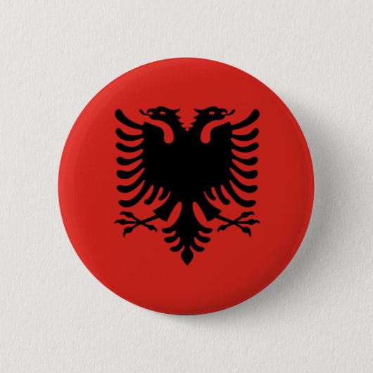 Albanië Ronde Button 5,7 Cm (Voorkant)