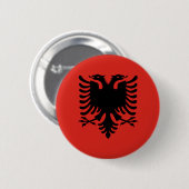 Albanië Ronde Button 5,7 Cm (Voorkant /achterkant)