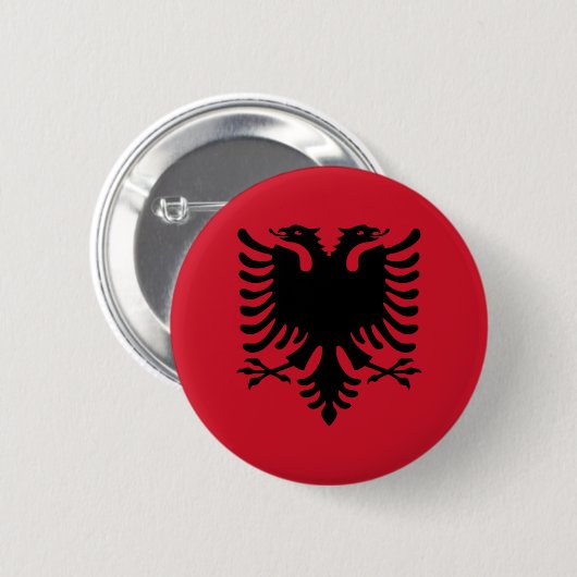 albanië ronde button 5,7 cm (Voorkant /achterkant)