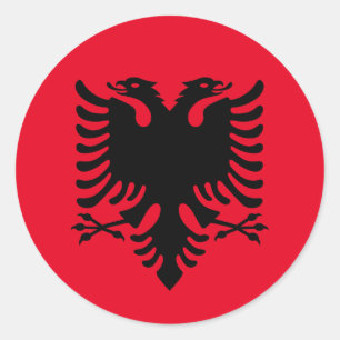 Albanië Ronde Sticker