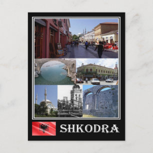 Albanië - Shkodra - Mozaïek - Briefkaart