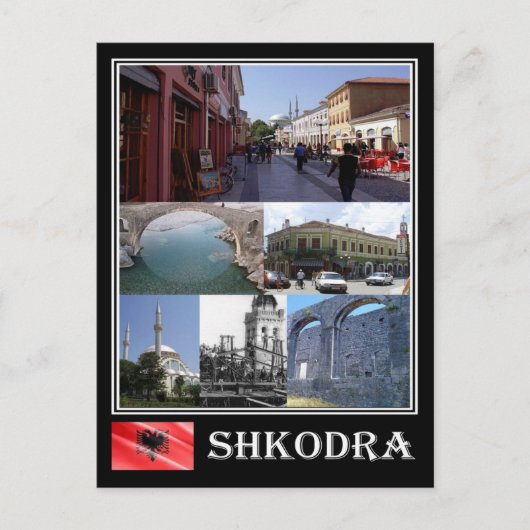 Albanië - Shkodra - Mozaïek - Briefkaart (Voorkant)