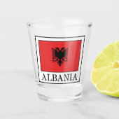Albanië Shot Glas (Voorkant)