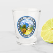 Albanië Shot Glas (Voorkant)