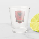 Albanië Shot Glas (Achterkant)