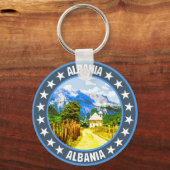 Albanië Sleutelhanger (Achterkant)