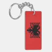 Albanië Sleutelhanger (Voorkant Links)
