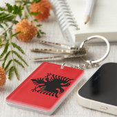 Albanië Sleutelhanger (Voorkant Rechts)