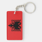 Albanië Sleutelhanger (achterkant)
