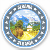Albanië Sticker (Voorkant)