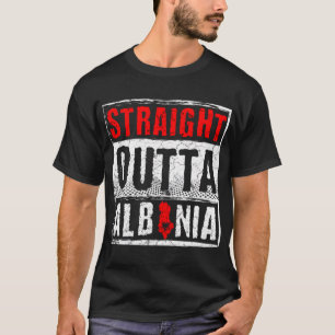 Albanië Straight Outta Albanië T-shirt