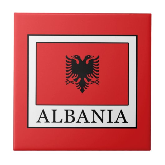 Albanië Tegeltje (Voorkant)
