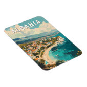 Albanië Travel Art Vintage Magneet (Rechterzijde)