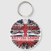 Albanië Verenigd Koninkrijk - Britse boom Sleutelhanger (Achterkant)