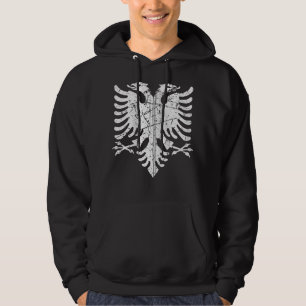 Albanië vlag Eagle Albanese Kosovo Design Zip Hood Hoodie