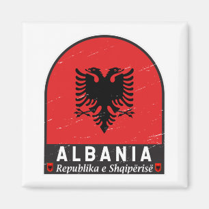 Albanië vlag Embleem Magneet