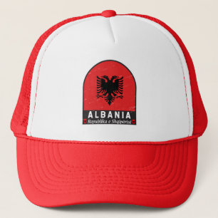 Albanië vlag Embleem  Trucker Pet