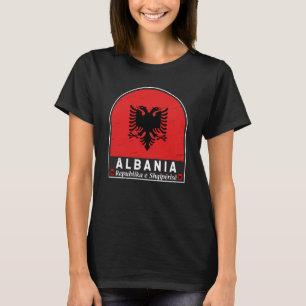 Albanië vlag Embleem verhit T-shirt