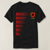 Albanië Vlag Emblem Albanese Pride Ancestry Herit T-shirt (Design voorkant)