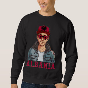 Albanië Vlag Souvenirs Man Uniform Land Albanië Trui
