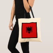 Albanië-vlag Tote Bag (Voorkant (product))