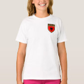 Albanië Vlagenschip T-Shirt (Voorkant)