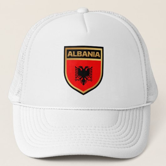 Albanië-vlaggenschip Trucker Pet (Voorkant)