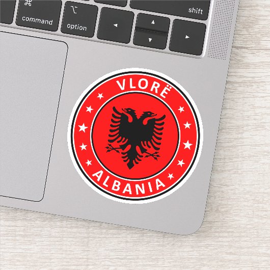 Albanië, Vlorë Sticker (Detail)